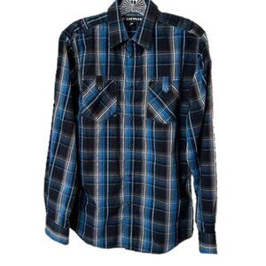 AIRWALK Men's Stylish Plaid Shirt - Medium